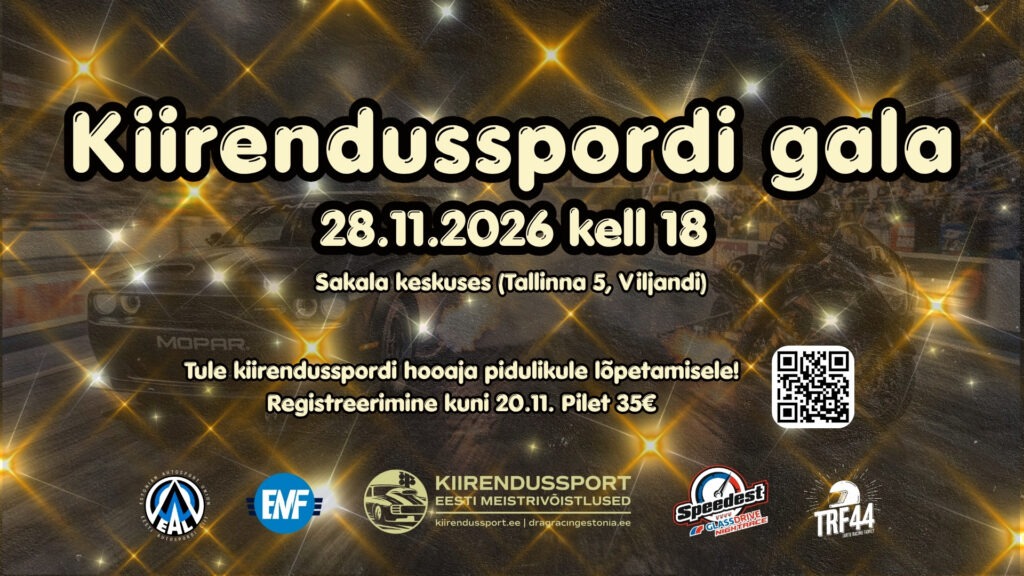 28. novembril koguneb kiirendusspordipere Viljandi Sakala Keskusesse, et panna hooajale pidulik punkt. Külalisi ootavad maitsev toit, hea seltskond ja mõnus peo